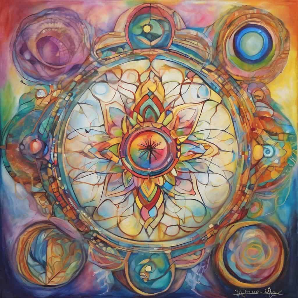 Ζήσε την τέχνη της αφαιρετικής ζωγραφικής με φωτεινά χρώματα και δυναμικές γραμμές | Έμπνευση και δημιουργία.